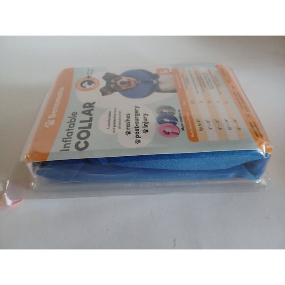 Bencmate Inflatable Collar Blue for Dogs & Cats Soft Pet Recover L - Picture 7 of 15